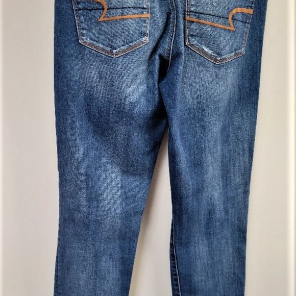 AMERICAN EAGLE OUTFITTERS Super Stretch X Distressed Skinny Jeans Size … - Picture 9 of 9